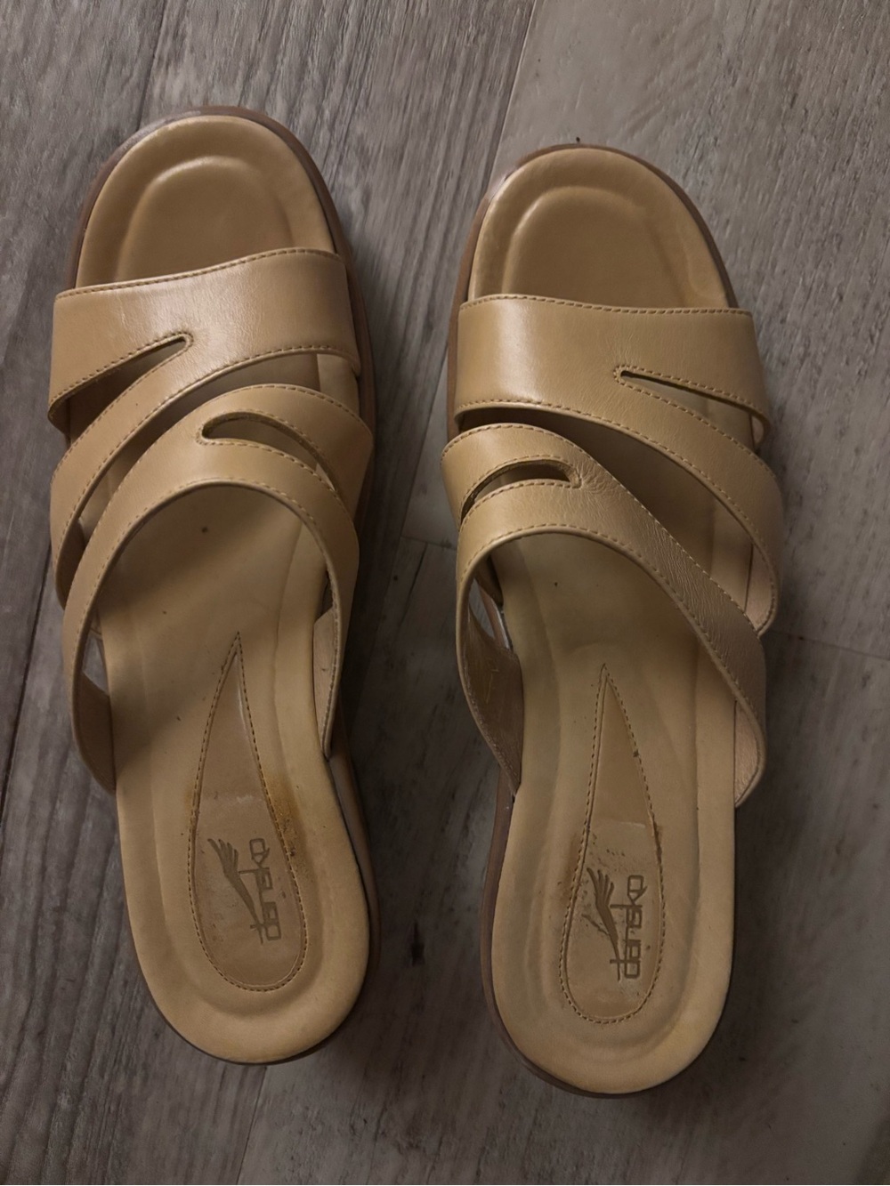 Dansko Sandals.  Leather uppers - Like new!